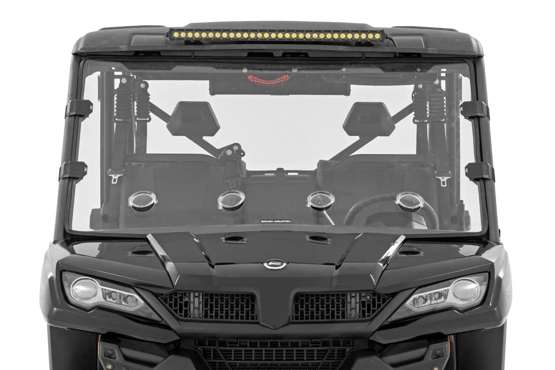 Rough Country Vented Full Windshield | Scratch Resistant | CFMOTO UFORCE 1000 by Rough Country