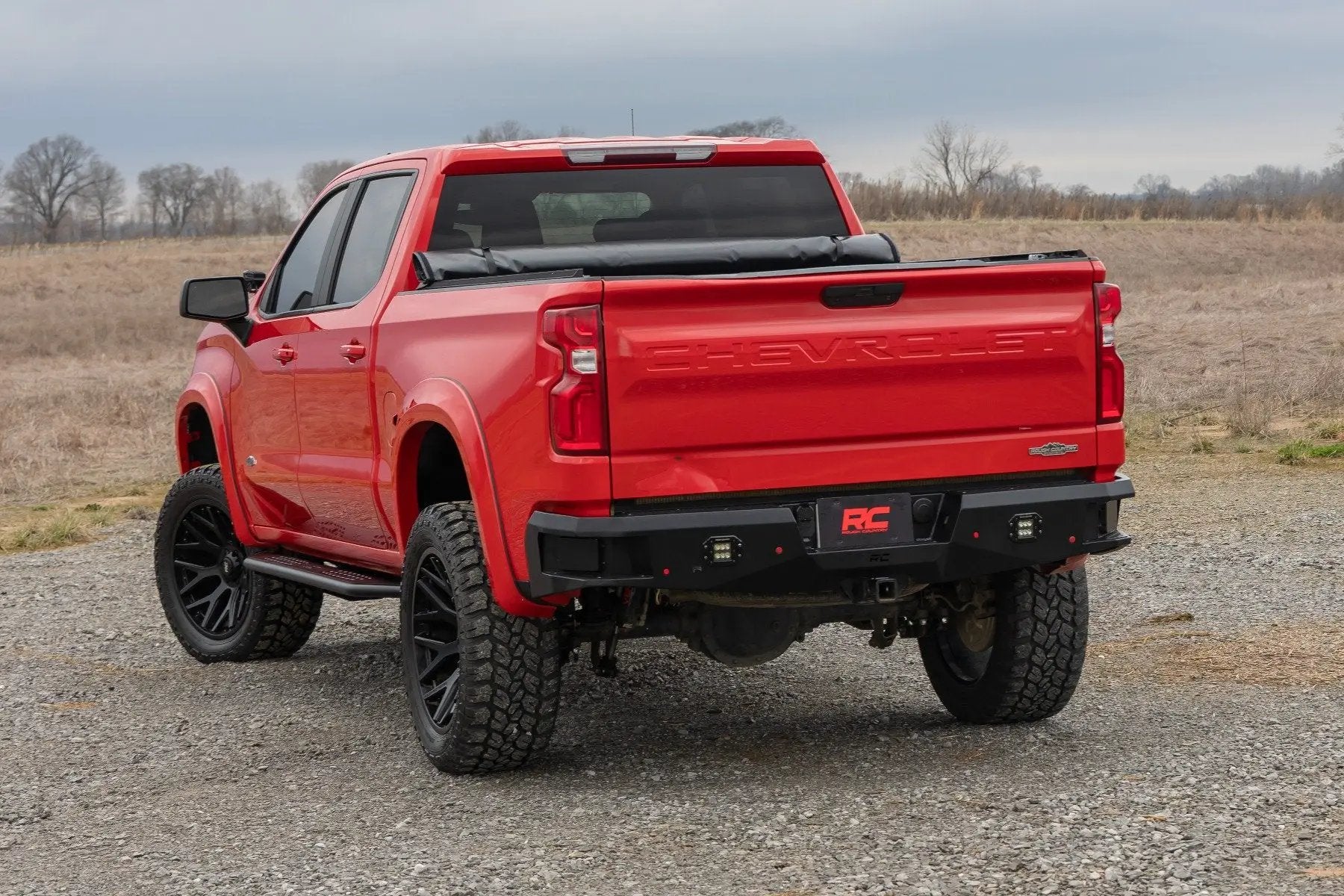 Rough Country OV2 Running Boards | Side Step Bars | Crew Cab | Chevy/GMC 1500/2500HD (19-26) by Rough Country