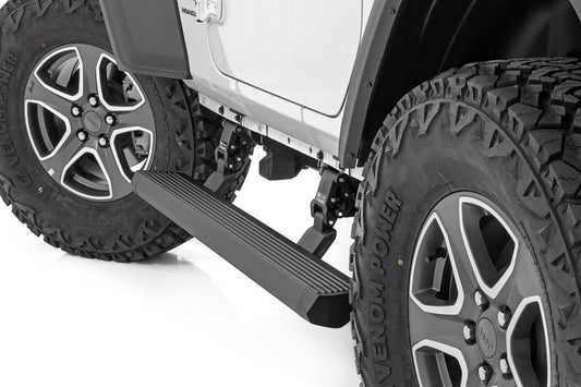 Estribos eléctricos | Motor eléctrico dual | 2 puertas | Jeep Wrangler JL (18-26)