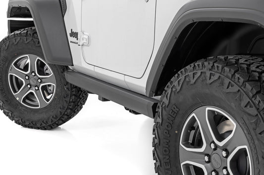 Estribos eléctricos | Motor eléctrico dual | 2 puertas | Jeep Wrangler JL (18-26)