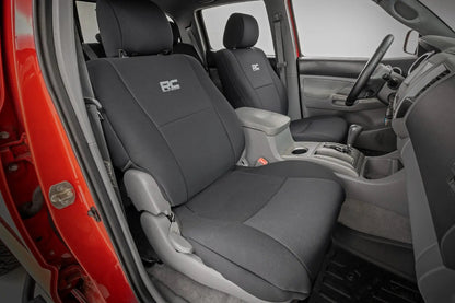 Rough Country Seat Covers | FR & RR | Crew Cab | Toyota Tacoma 2WD/4WD (2005-2015) by Rough Country