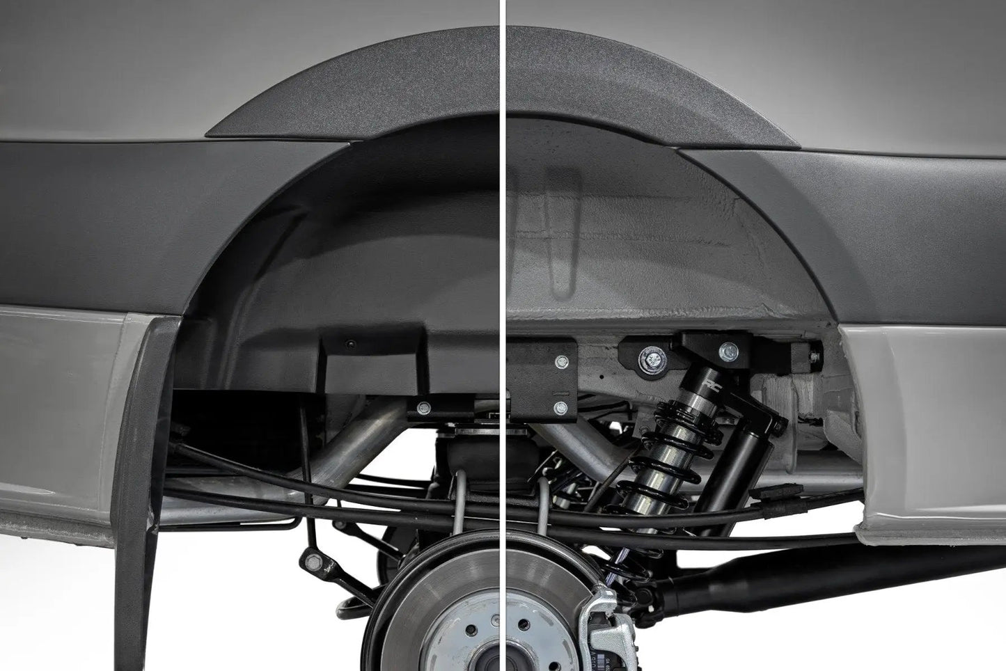 Rough Country Rear Wheel Well Liners | Mercedes-Benz Sprinter 3500 (19-22)/Sprinter 3500XD (19-25) by Rough Country