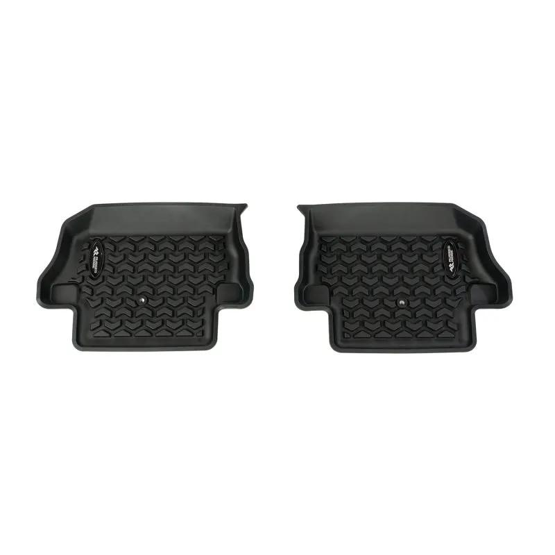 Rugged Ridge RUG Floor Liners - Black by Rugged Ridge