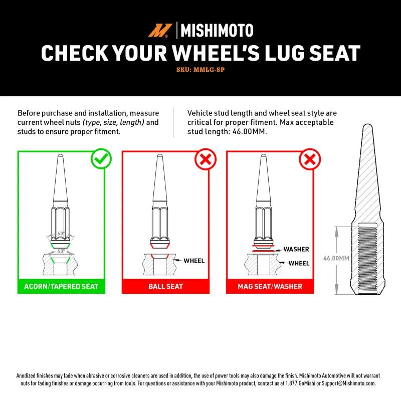 Mishimoto MM Lug Nuts - Steel by Mishimoto