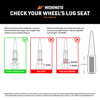 Mishimoto MM Lug Nuts - Steel by Mishimoto