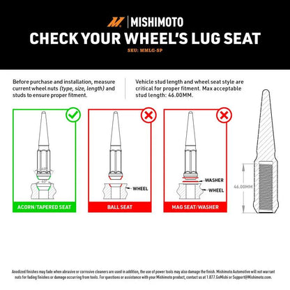 Mishimoto MM Lug Nuts - Steel by Mishimoto