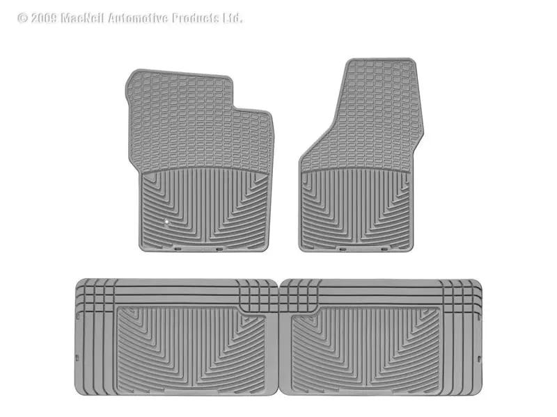 WeatherTech WT Rubber Mats - Front - Grey by WeatherTech