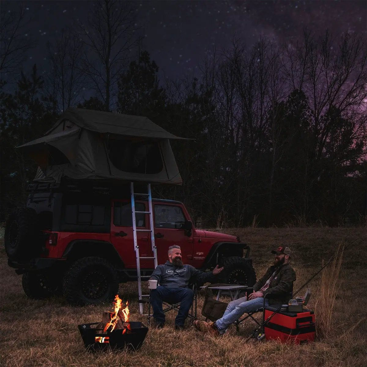 Rough Country Overland Collapsible Fire Pit w/Carry Bag by Rough Country