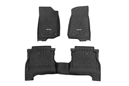 Коврики Flex-Fit | Передние и задние | Задние с фиксаторами | Jeep Gladiator JT 4WD (20-25)