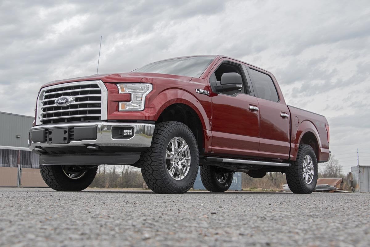 Rough Country N3 Leveling Struts | 2 Inch | Loaded Strut | Ford F-150 4WD (2014-2025)