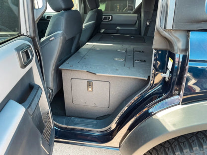 Ford Bronco 2021-Present 6 Gen. 4 Door - Second Row Seat Delete Plate System - Module Height by Goose Gear