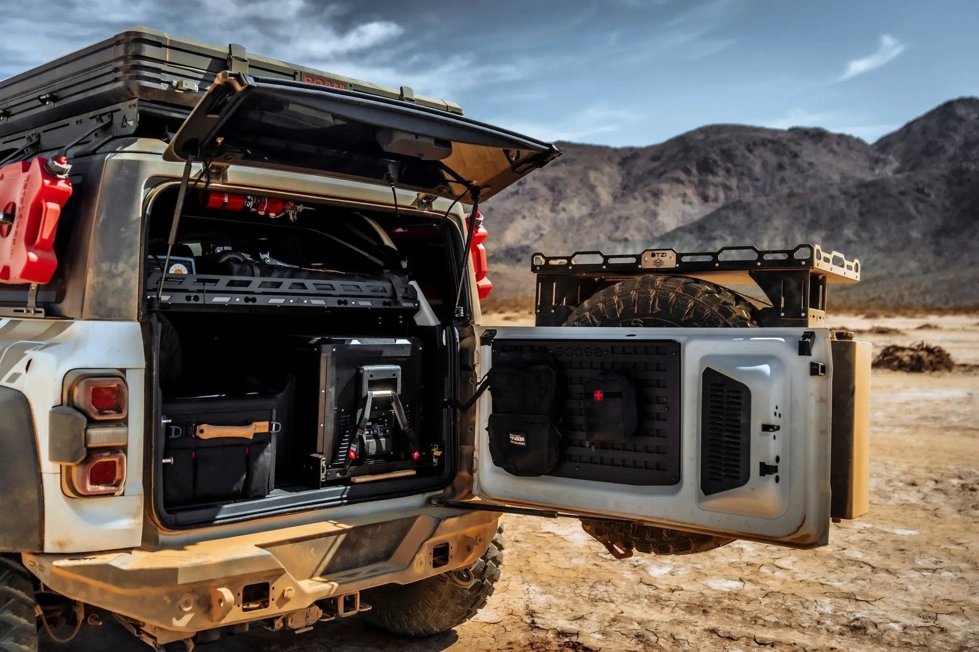 Ford Bronco 2021-Present 6 Gen. Tailgate Molle Panel by Goose Gear