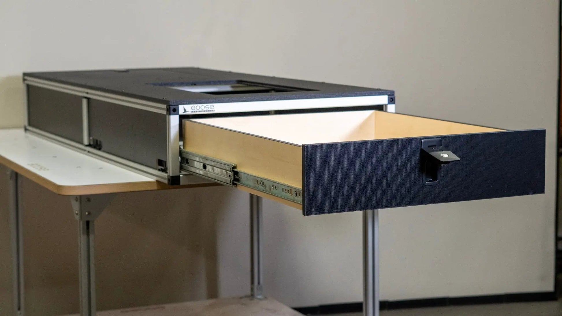 Ford Excursion 2000-2006 1st Gen. - Single Drawer Module - 25 3/4" Wide x 8" High x 59" Depth by Goose Gear