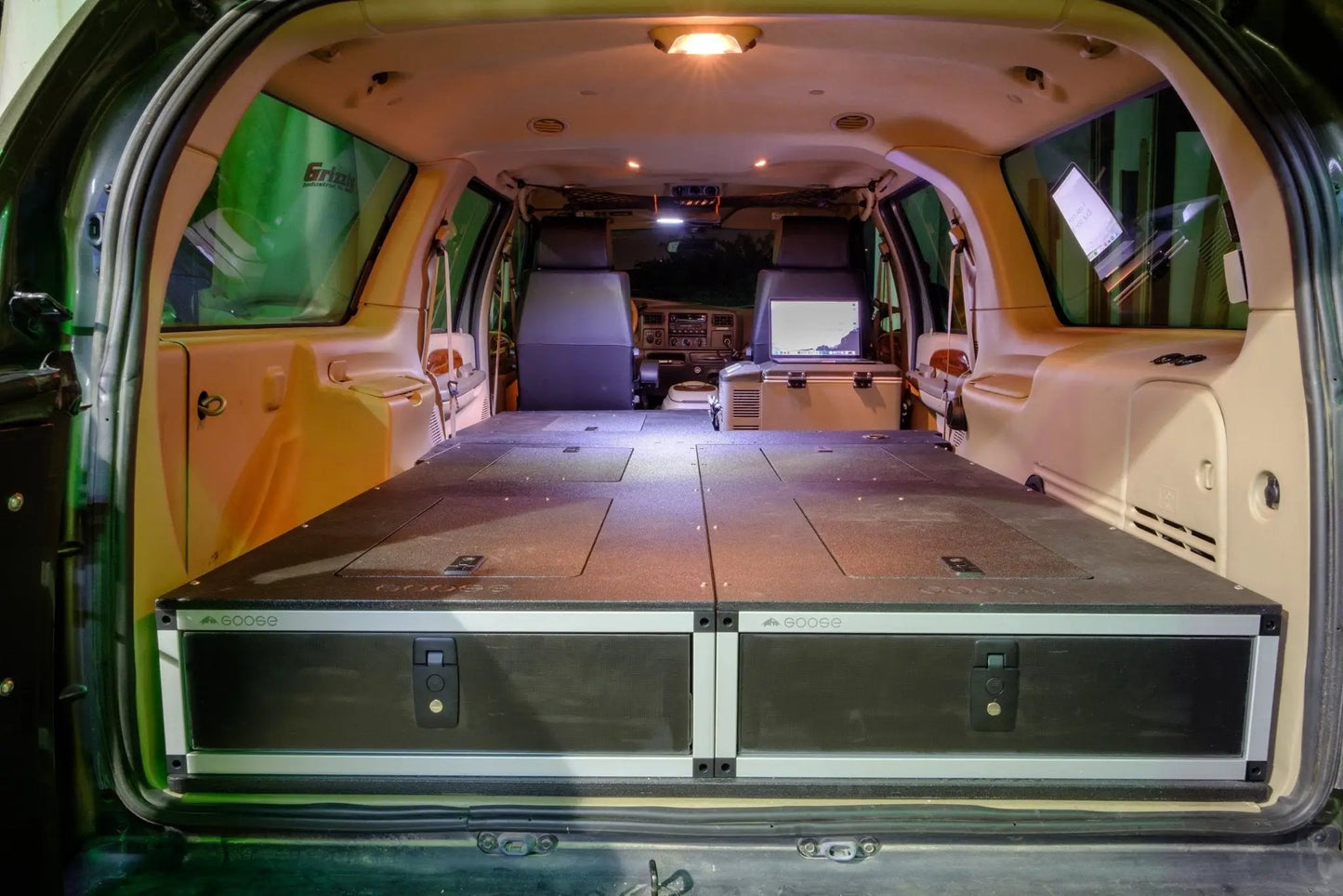 Ford Excursion 2000-2006 1st Gen. - Single Drawer Module - 25 3/4" Wide x 8" High x 59" Depth by Goose Gear