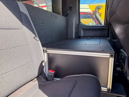 Ford - F150 - 2015-Present - 13th-14th Gen - Super Cab - without the center mounted B&O Subwoofer - Explore Series - Single Drawer Module - With Fitted Top Plate by Goose Gear