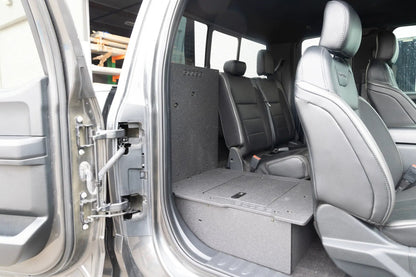 Ford F150 2015-Present 13th & 14th Gen. SuperCab - Second Row Seat Delete Plate System by Goose Gear