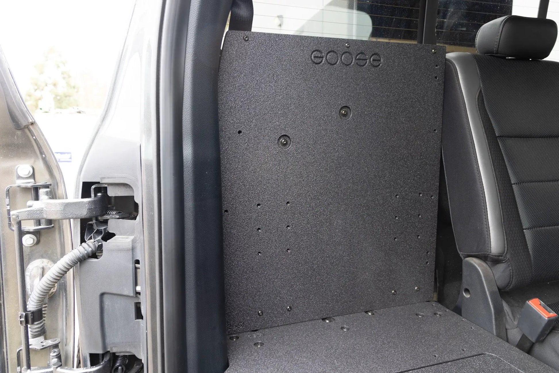 Ford F150 2015-Present 13th & 14th Gen. SuperCab - Second Row Seat Delete Plate System by Goose Gear