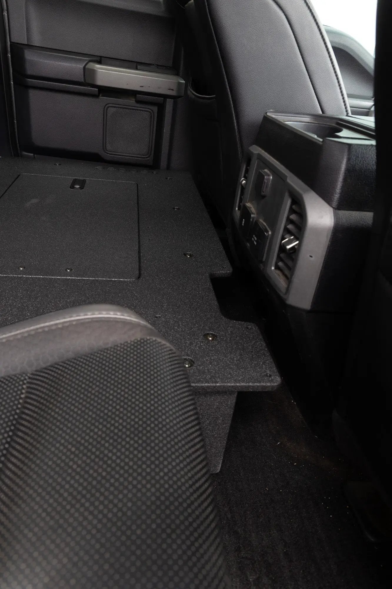 Ford F150 2015-Present 13th & 14th Gen. SuperCab - Second Row Seat Delete Plate System by Goose Gear