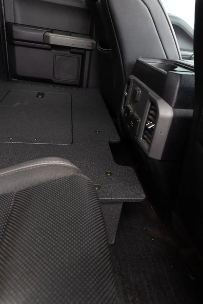 Ford F150 2015-Present 13th & 14th Gen. SuperCab - Second Row Seat Delete Plate System by Goose Gear