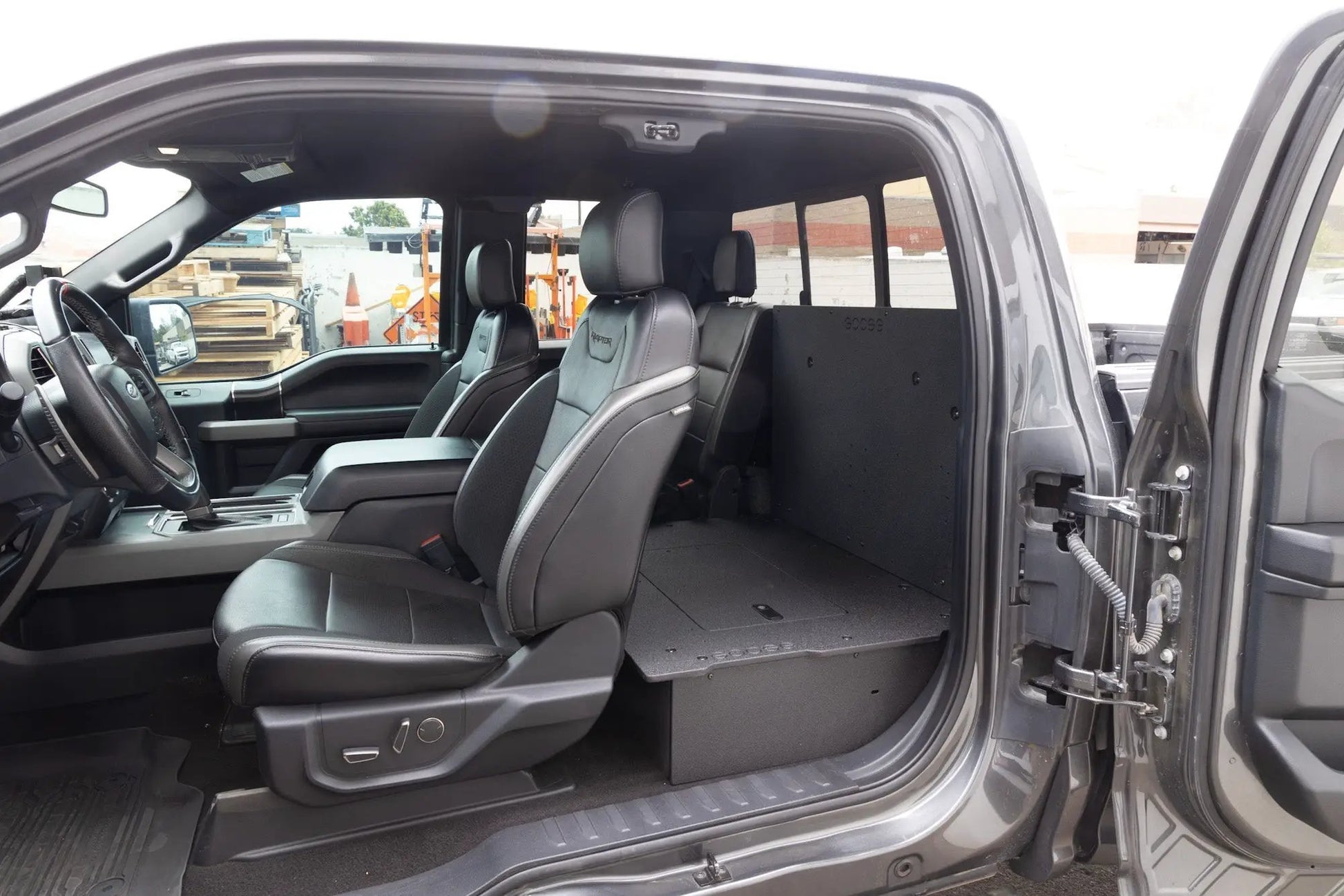 Ford F150 2015-Present 13th & 14th Gen. SuperCab - Second Row Seat Delete Plate System by Goose Gear