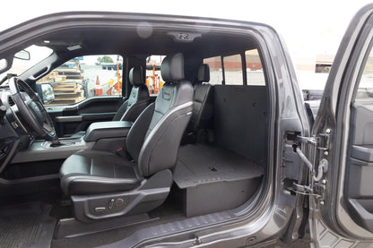 Ford F150 2015-Present 13th & 14th Gen. SuperCab - Second Row Seat Delete Plate System by Goose Gear
