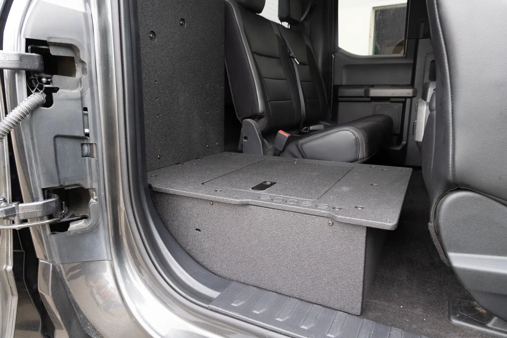 Ford F150 2015-Present 13th & 14th Gen. SuperCab - Second Row Seat Delete Plate System by Goose Gear