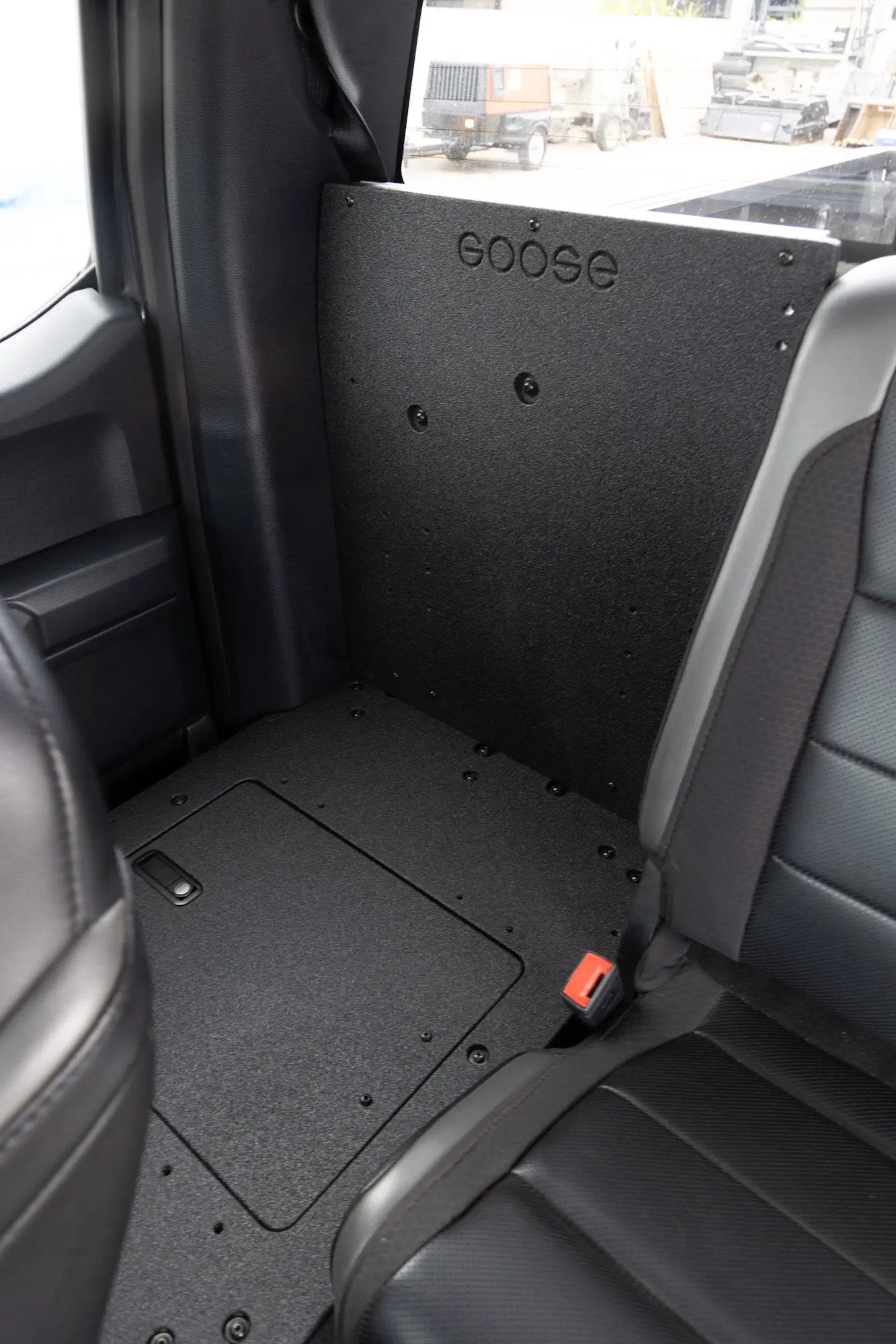 Ford F150 2015-Present 13th & 14th Gen. SuperCab - Second Row Seat Delete Plate System by Goose Gear