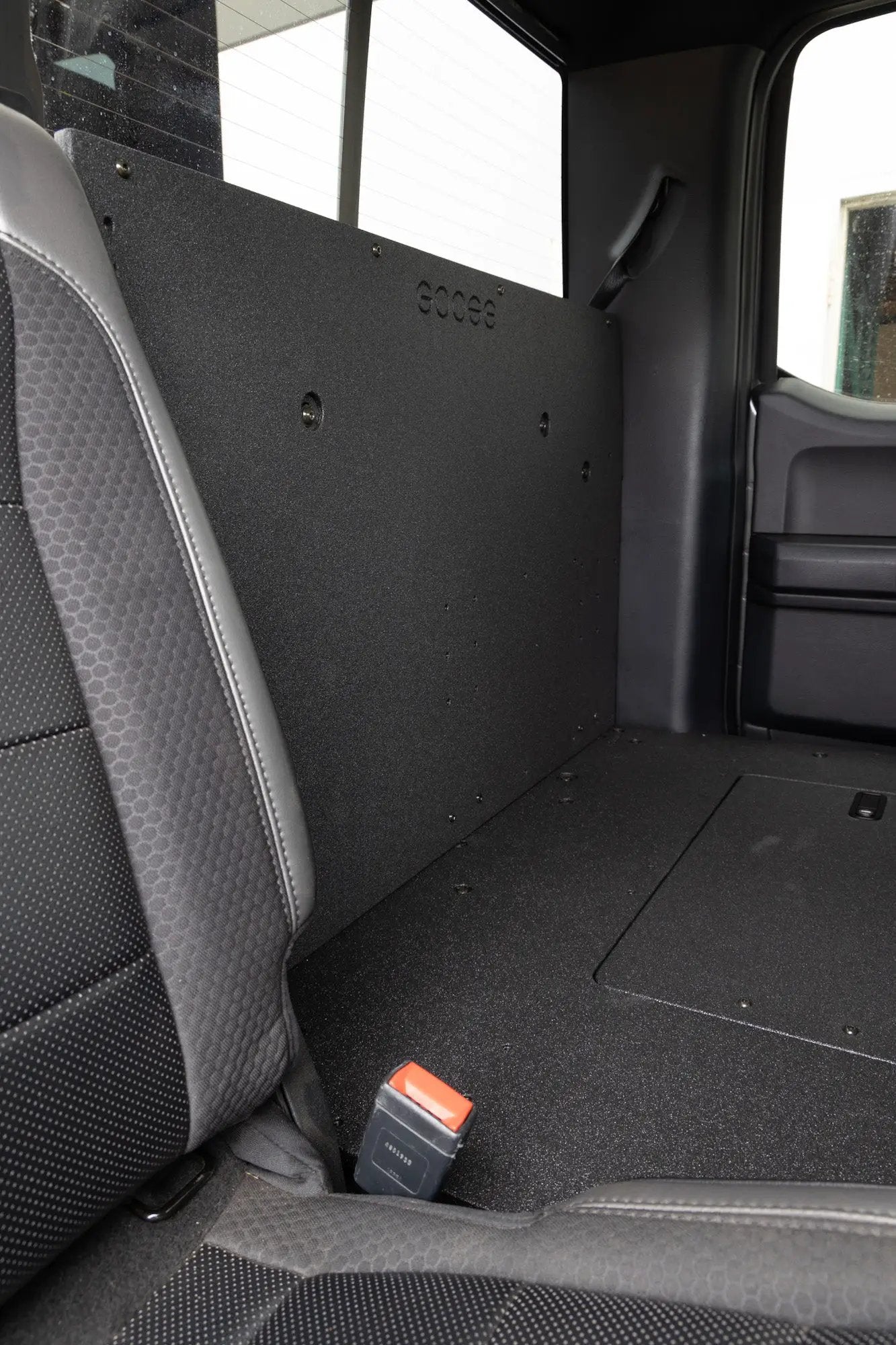 Ford F150 2015-Present 13th & 14th Gen. SuperCab - Second Row Seat Delete Plate System by Goose Gear
