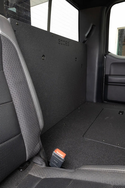 Ford F150 2015-Present 13th & 14th Gen. SuperCab - Second Row Seat Delete Plate System by Goose Gear