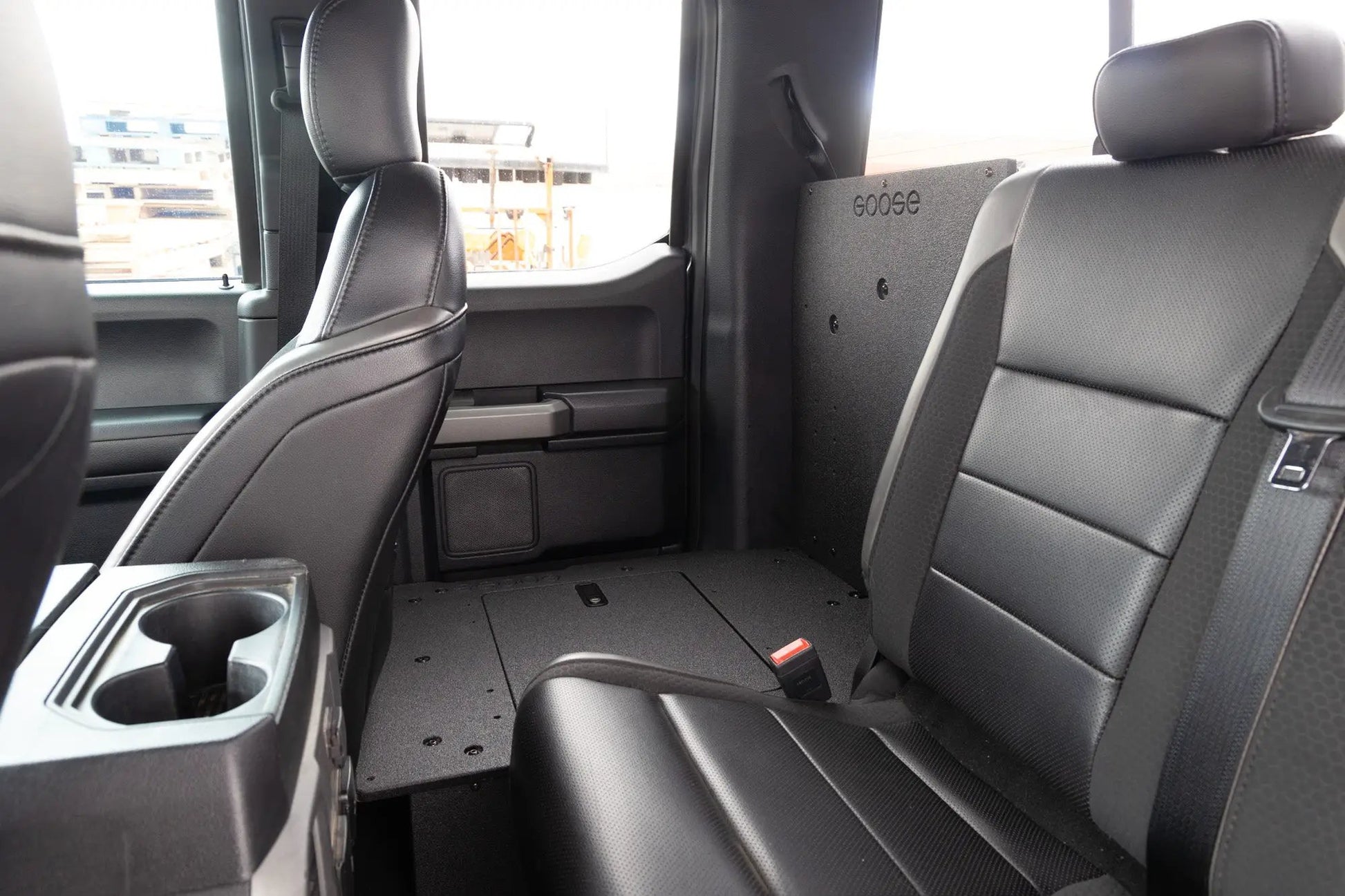Ford F150 2015-Present 13th & 14th Gen. SuperCab - Second Row Seat Delete Plate System by Goose Gear