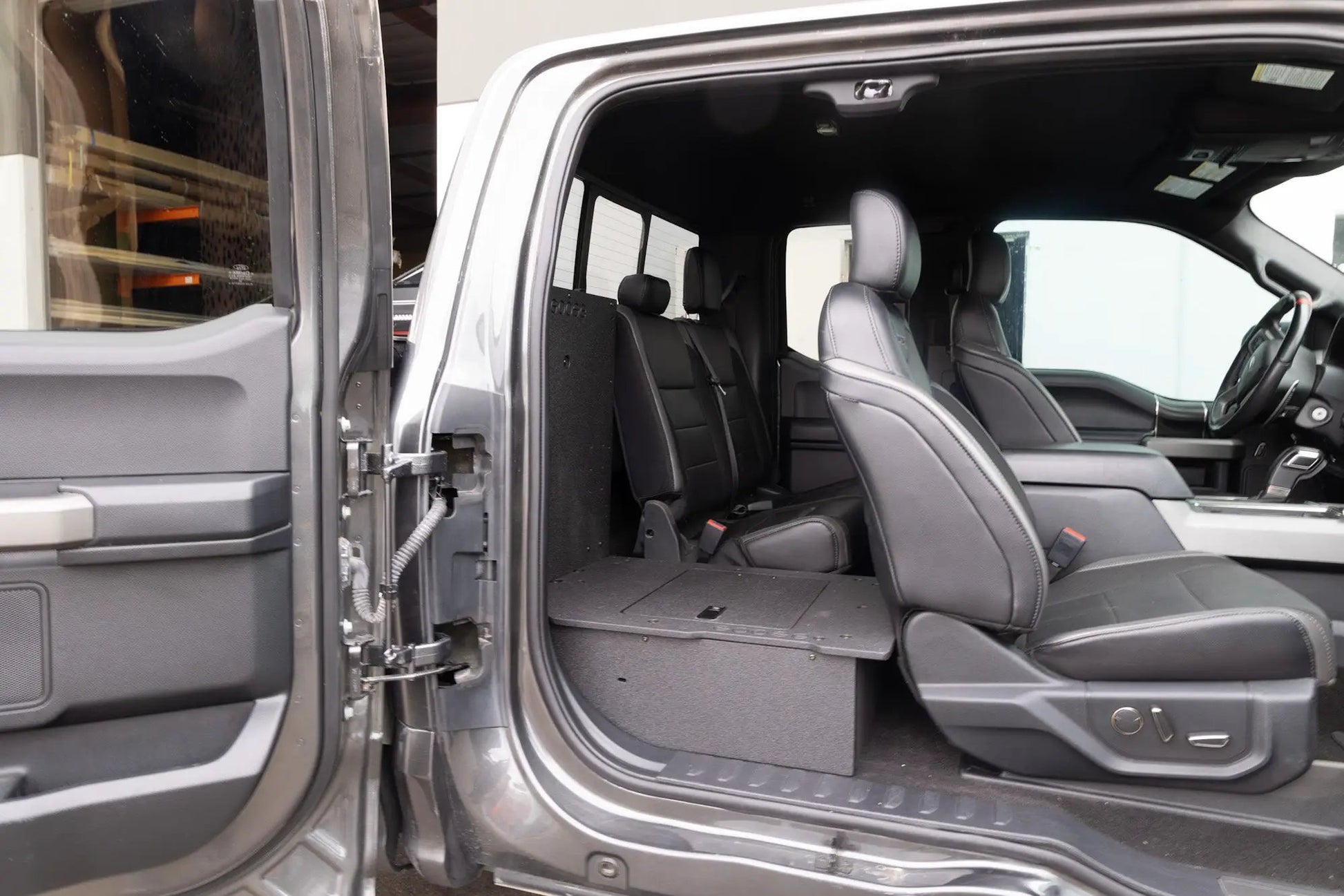 Ford F150 2015-Present 13th & 14th Gen. SuperCab - Second Row Seat Delete Plate System by Goose Gear