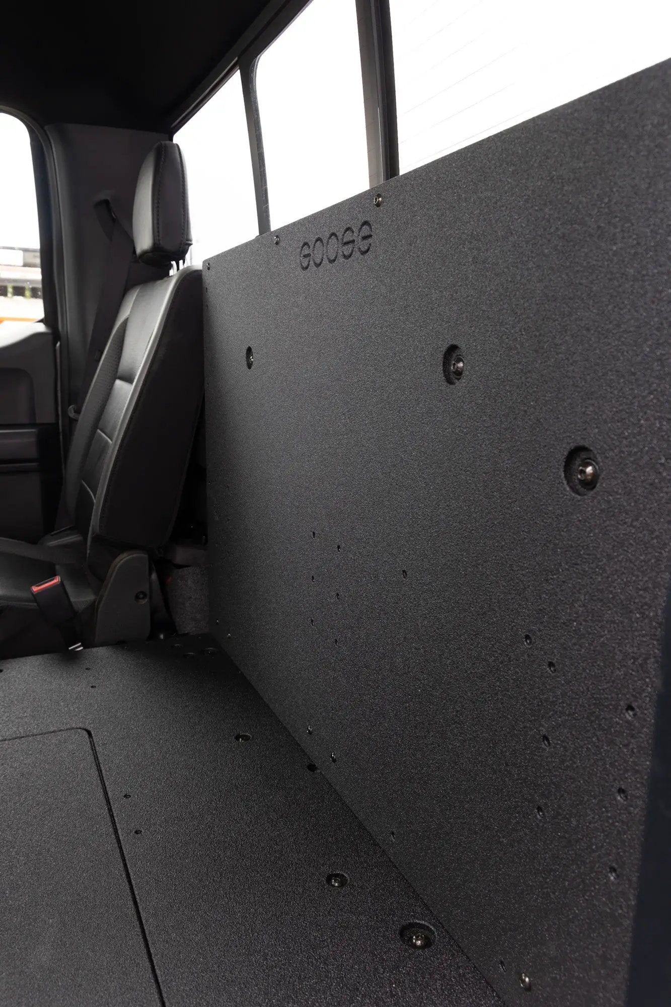 Ford F150 2015-Present 13th & 14th Gen. SuperCab - Second Row Seat Delete Plate System by Goose Gear