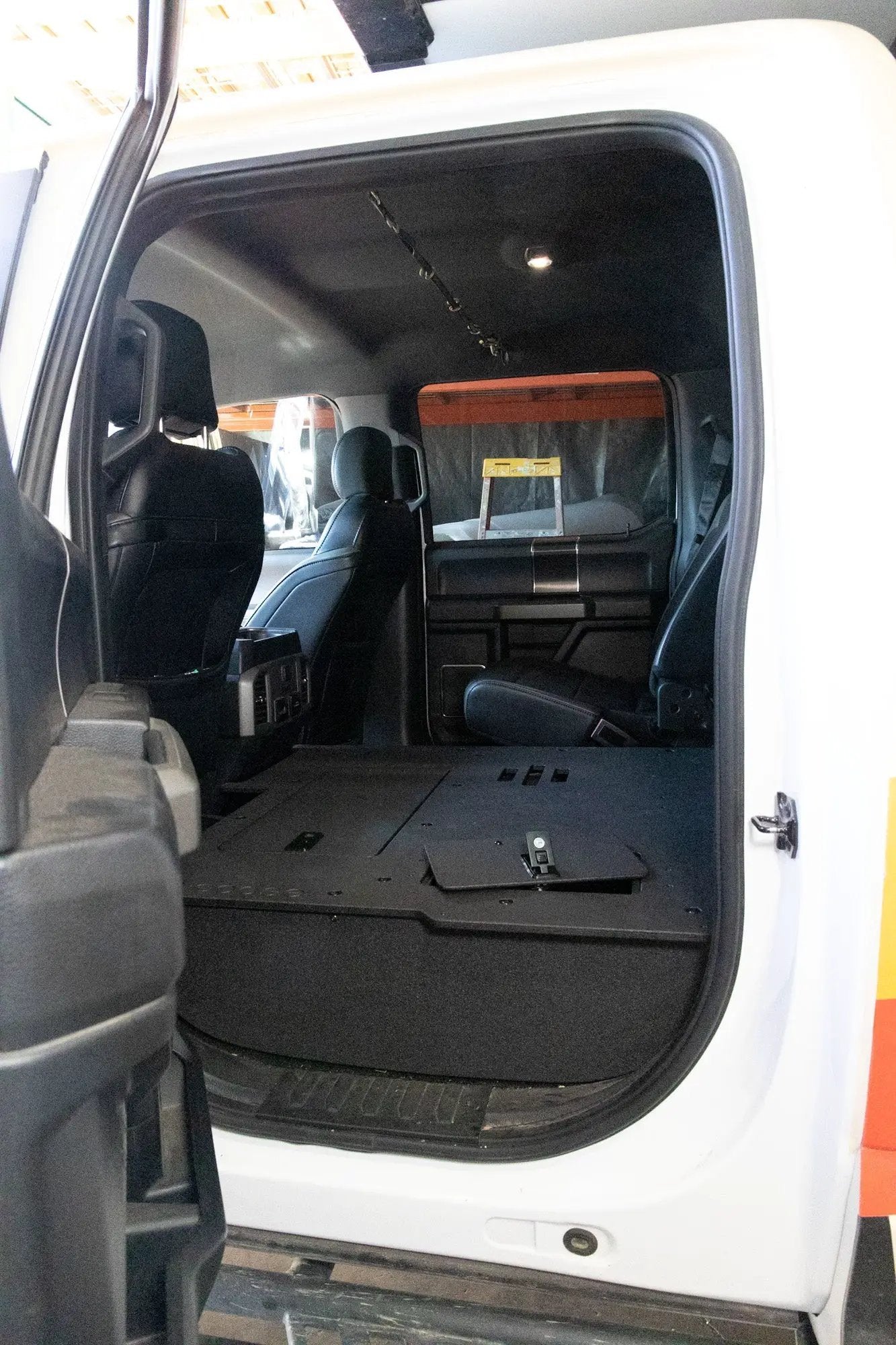 Ford F150 2015-Present 13th & 14th Gen. SuperCrew - Second Row Seat Delete Plate System by Goose Gear
