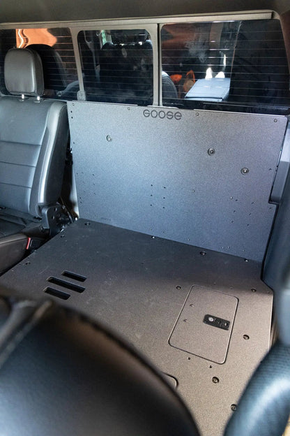 Ford F150 Raptor 2015-2020 2nd Gen. SuperCrew - Second Row Seat Delete Plate System by Goose Gear