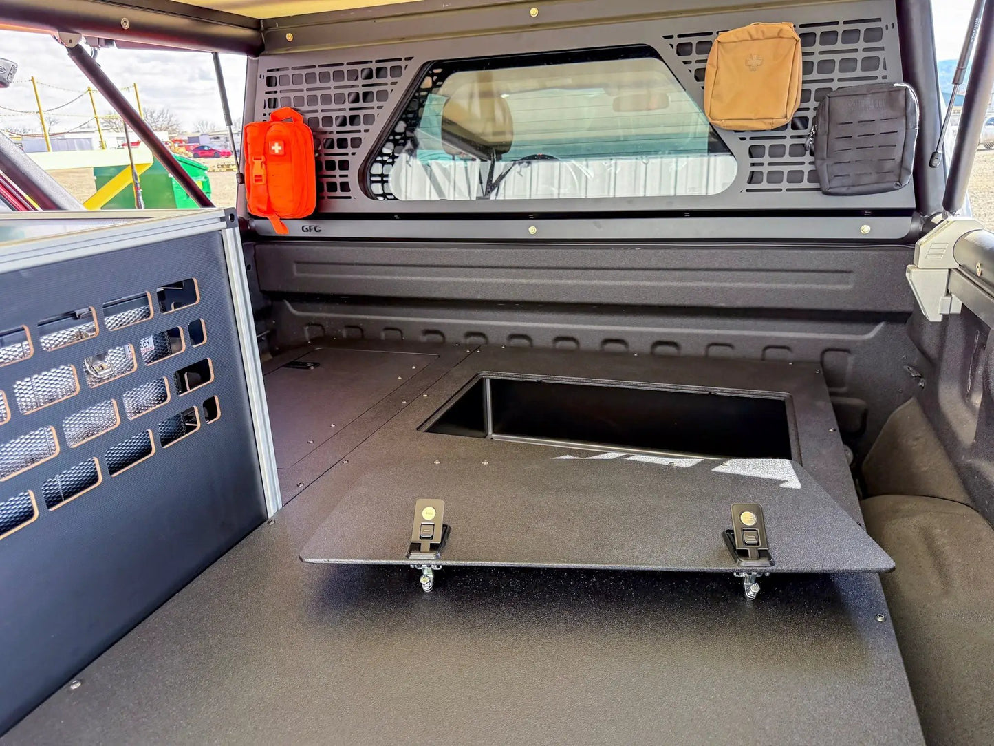 Ford F150 Raptor 2015-2020 2nd Gen. SuperCrew - Truck Bed Sleep Deck Drawer with Cubbie by Goose Gear