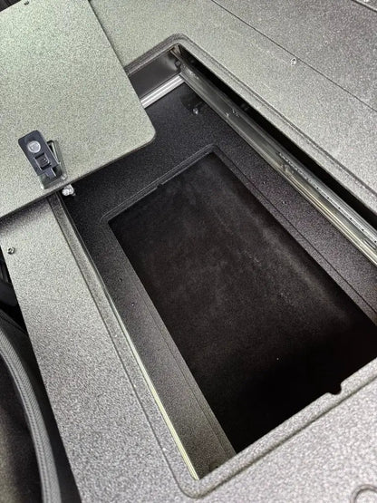 Ford - F250-F550 - 2017-Present - 4th-5th Gen - Super Cab - without the center mounted B&O Subwoofer - Explore Series - Single Drawer Module - With Fitted Top Plate by Goose Gear