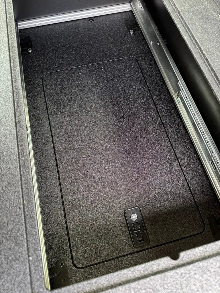 Ford - F150 - 2015-Present - 13th-14th Gen - Super Cab - without the center mounted B&O Subwoofer - Explore Series - Single Drawer Module - With Fitted Top Plate by Goose Gear