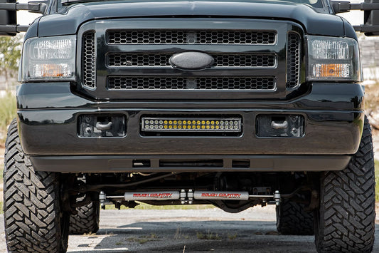 Kit de luces LED | Montaje en parachoques | Fila doble negra de 20" | Ford F-250/F-350 Super Duty (05-07)