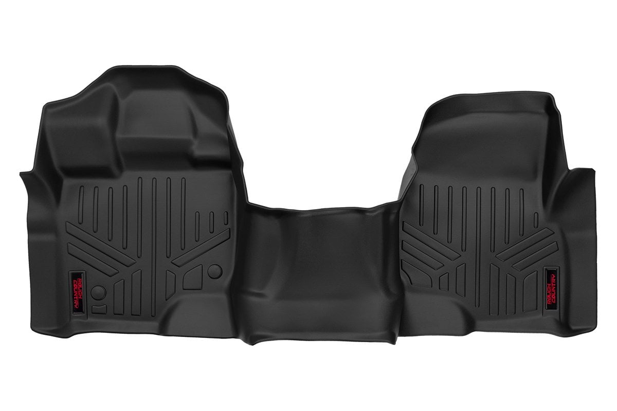 Rough Country Floor Mats | Front | Over Hump | Ford F-150 (15-25)/F-150 Lightning (22-25)/Raptor (17-20)