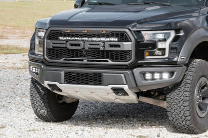 Rough Country 30 Inch Black Series LED Light Bar | Curved | Single Row | Cool White DRL by Rough Country