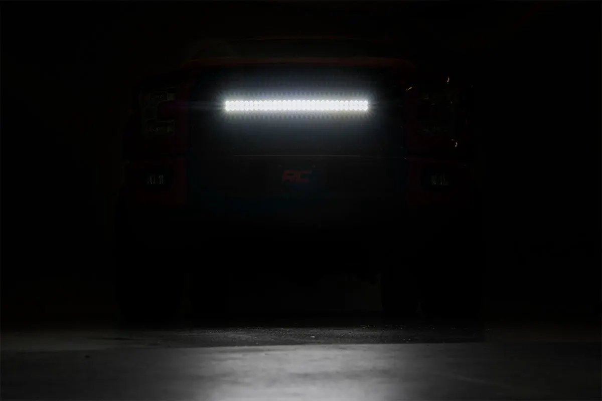 Rough Country Mesh Grille | 30" Dual Row LED | Black | Ford F-150 2WD/4WD (2015-2017) by Rough Country
