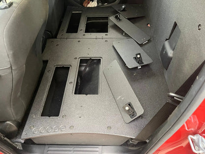 Ford Ranger 2019-2023 4th Gen. Super Crew - 100% Second Row Seat Delete Plate System by Goose Gear