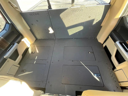 Ford Super Duty F250-F550 2017-Present 4th & 5th Gen. Crew Cab - Second Row Seat Delete Plate System by Goose Gear