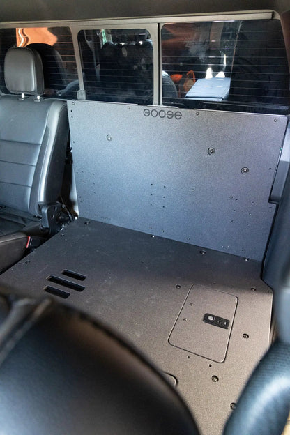 Ford Super Duty F250-F550 2017-Present 4th & 5th Gen. Crew Cab - Second Row Seat Delete Plate System by Goose Gear