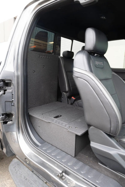 Ford Super Duty F250-F550 2017-Present 4th & 5th Gen. Super Cab - Second Row Seat Delete Plate System by Goose Gear