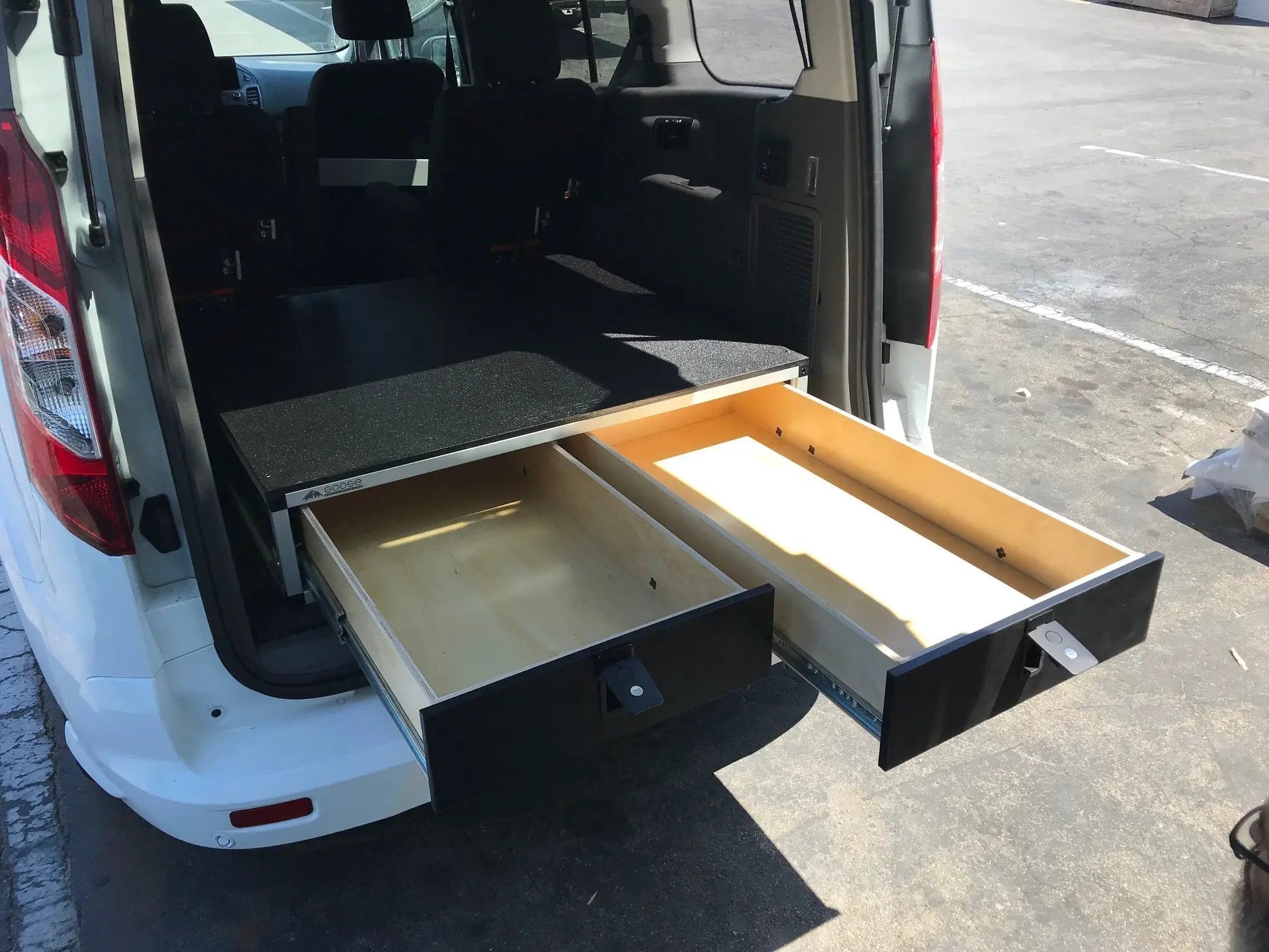 Ford Transit Connect 2014-2023 2nd Gen. - Side x Side Drawer Module - 43 3/8" Wide x 8" High x 40" Depth by Goose Gear