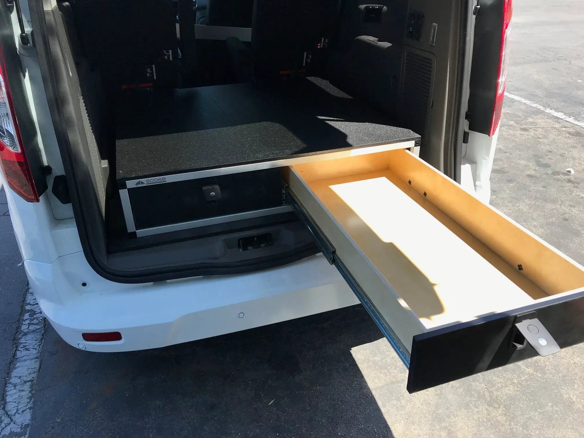 Ford Transit Connect 2014-2023 2nd Gen. - Side x Side Drawer Module - 43 3/8" Wide x 8" High x 40" Depth by Goose Gear