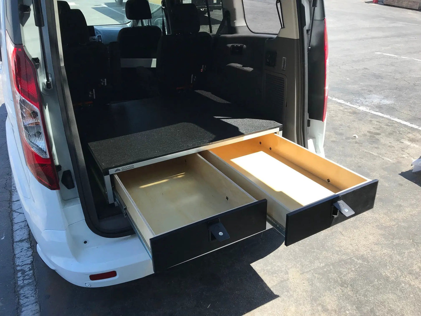 Ford Transit Connect 2014-2023 2nd Gen. - Side x Side Drawer Module - 43 3/8" Wide x 8" High x 40" Depth by Goose Gear