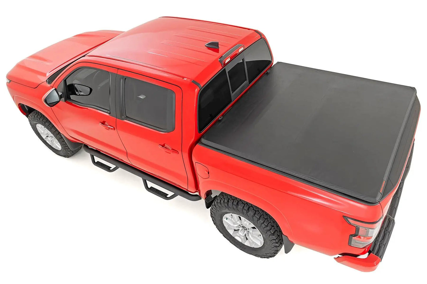 Rough Country Soft Tri-Fold Bed Cover | 5' Bed | Nissan Frontier 2WD/4WD (2022-2026) by Rough Country
