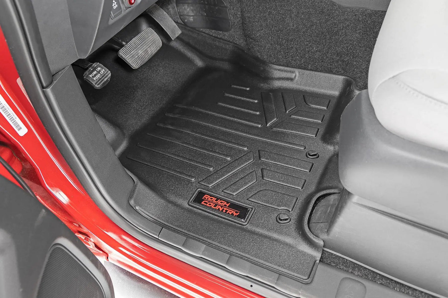 Rough Country Floor Mats | FR & RR | Crew Cab | Nissan Frontier 2WD/4WD (2022-2026) by Rough Country